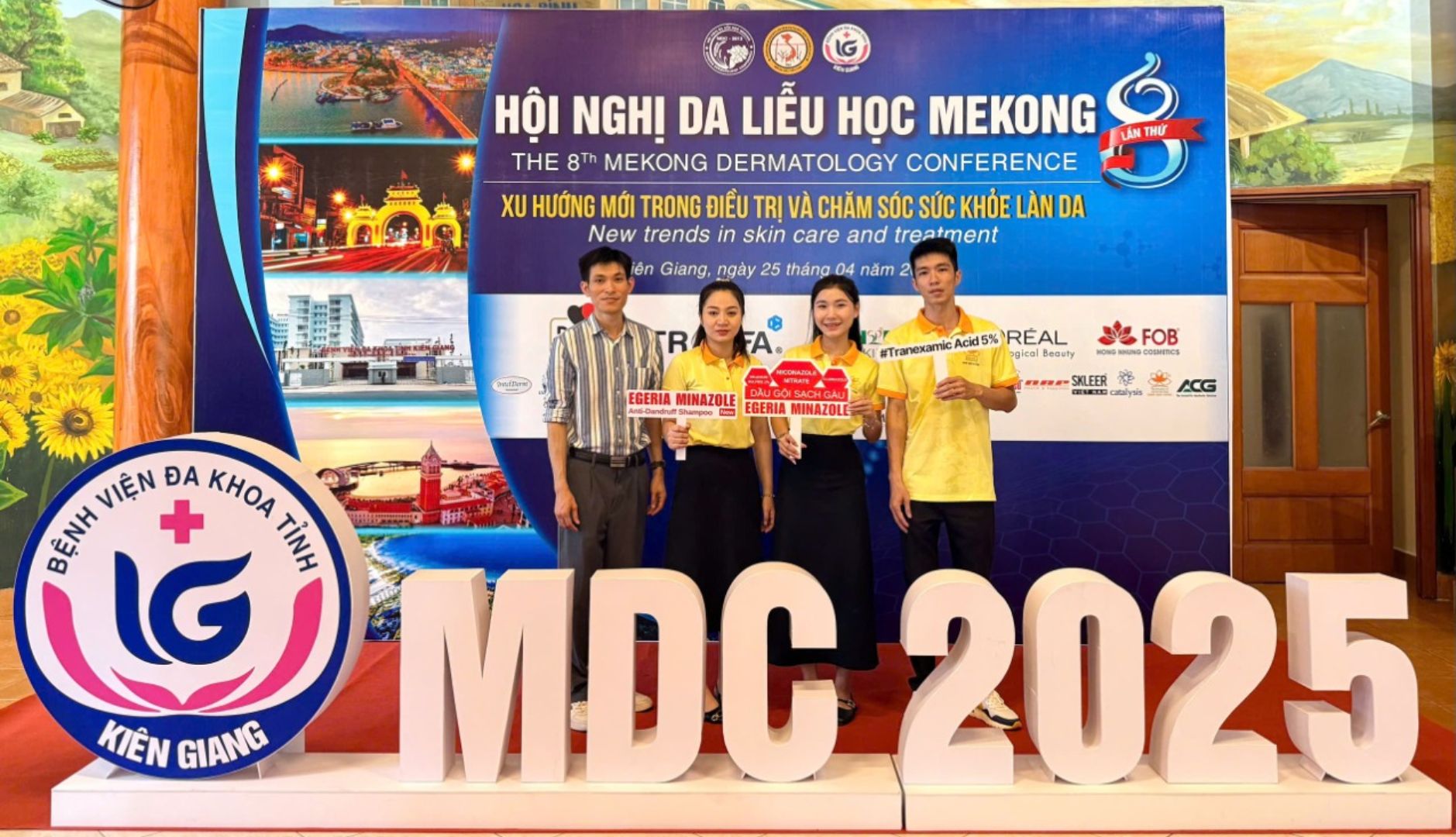 DMP Sen Vàng Chúc Mừng Hội Nghị Da Liễu Học Mekong Lần Thứ VIII Tại Tp.Rạch Giá - Kiên Giang Diễn Ra Thành Công